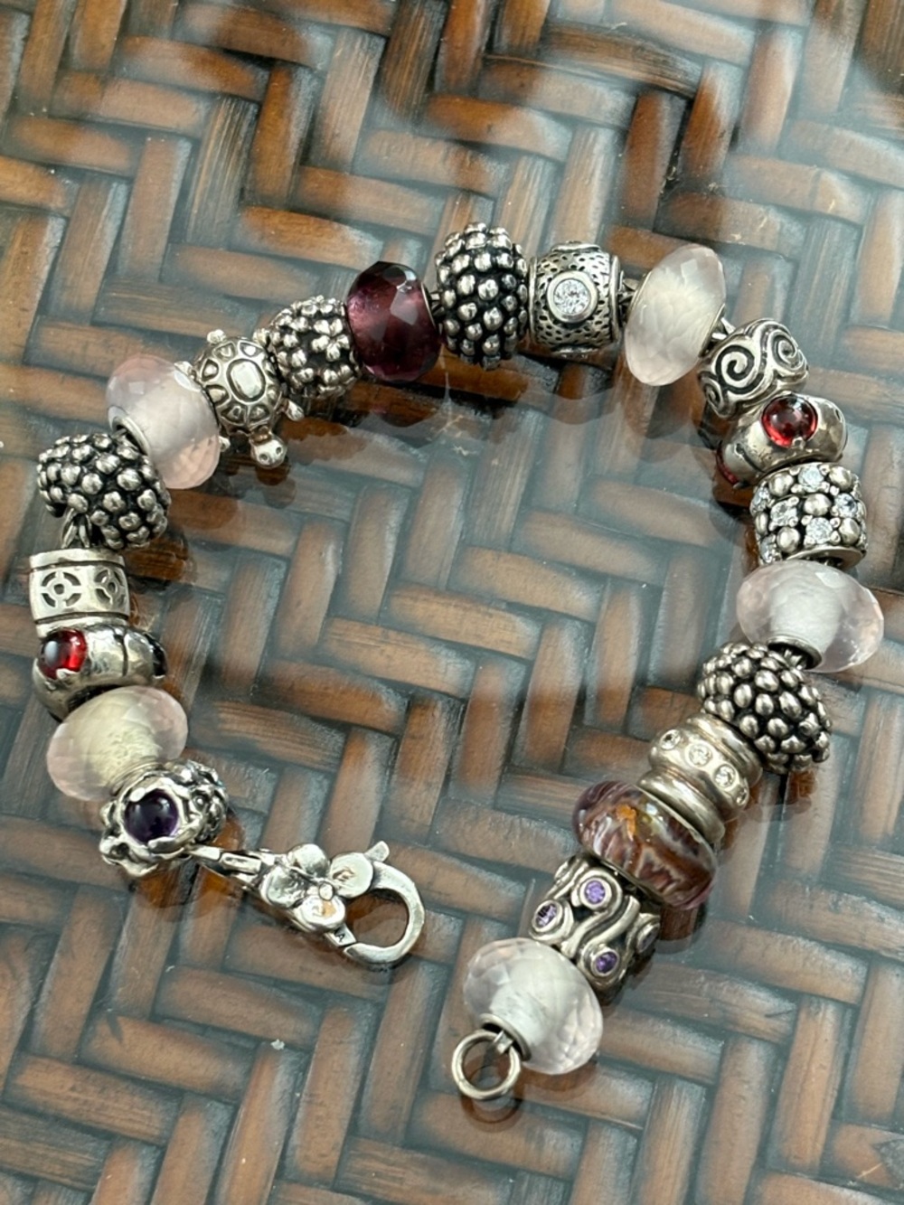 Trollbeads Sterling Silver genuine stones